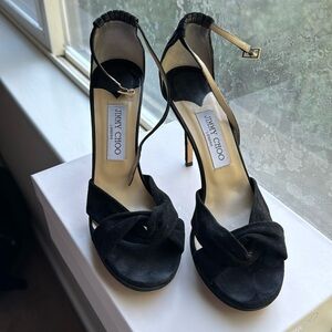 Jimmy Choo Marion Suede Black